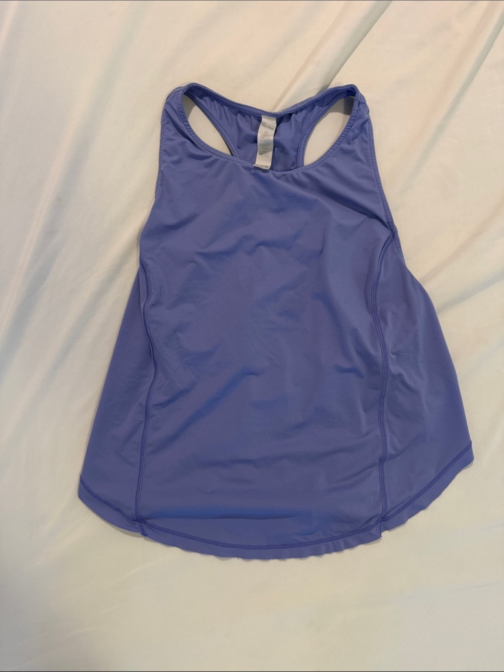 ALO Yoga Lavender Racerback Sports Tank